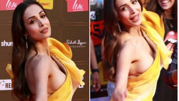 Malaika Arora Video: सरकती रही ड्रेस तस्वीरें क्लिक कराने में बिजी रहीं मलाइका, देर रात सामने आया ऐसा वीडियो