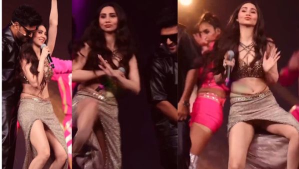 सामने से खुली स्कर्ट में गुरू रंधावा के चारों ओर सब कुछ भूलकर ऐसी नाची ये हसीना, कई बार पूरी हटी ड्रेस