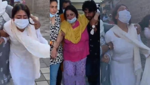 तुनिषा के अंतिम संस्कार में बेसुध हुई मां तो बदहवास हुई BF की बहन, ये पांच वीडियो दहला देंगे दिल