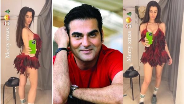 क्रिसमस पर अरबाज खान की गर्लफ्रेंड ने ऐसे उड़ा दी थी रात की नींद, झालर वाली ड्रेस में मटकते देख मचले लोग