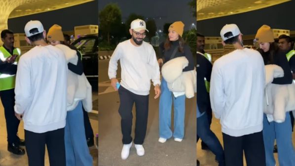Virat Anushka Video: न्यू ईयर मनाने निकले विराट-अनुष्का, लोग बोले- अपनी बेटी को ऐसे कौन पकड़ता है!