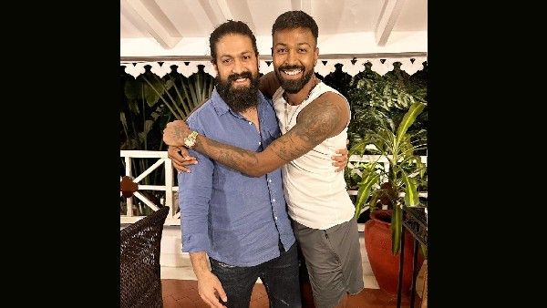 KGF स्टार यश के साथ वायरल हुई क्रिकेटर हार्दिक पांड्या की तस्वीर, लोग बोले- पार्ट 3 का विलेन..