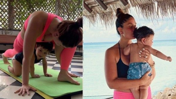 मॉम Kareena Kapoor के साथ बड़े प्यार से योगा करते दिखे नन्हें Jeh, वायरल हुआ यह वीडियो