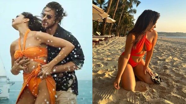 दीपिका पादुकोण की 'बेशरम रंग' विवाद के बीच इस एक्ट्रेस ने ऑरेंज बिकिनी में शेयर की तस्वीरें, हुई वायरल'