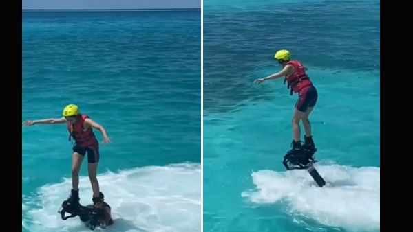 Water Sports एन्जॉय करती नजर आईं बॉलीवुड की ये हसीना, शेयर किया मजेदार VIDEO