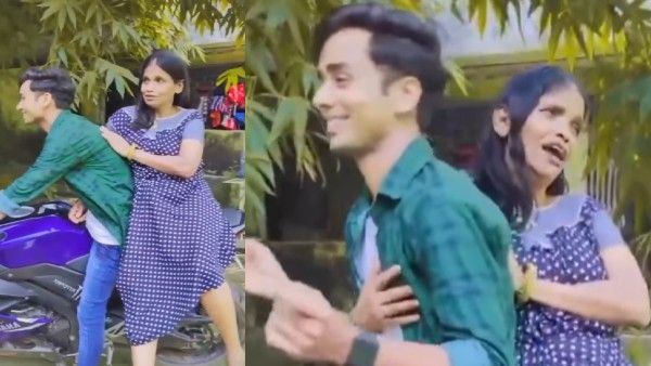 रानू मंडल ने रोमांटिक गाने पर बेटे की उम्र के लड़के के साथ बनाया वीडियो, लोगे बोले- पागल हो..