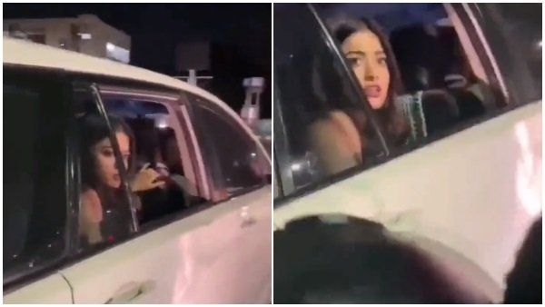 बाइक से फैंस करने लगे Rashmika Mandanna का पीछा, कार का शीशा नीचे कर एक्ट्रेस ने लगाई जोरदार डांट, WATCH