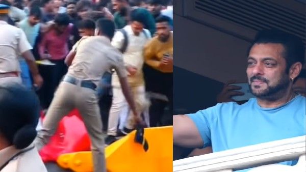 Salman Khan के फैंस पर पुलिस ने बरसाईं लाठियां, वायरल हुआ चौकाने वाला वीडियो