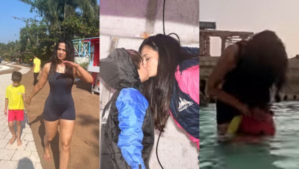 Shweta Tiwari ने वेकेशन पर कभी बेटे को किया KISS, तो कभी पूल में करने लगी ऐसी हरकतें, अब हो रही हैं ट्रोल