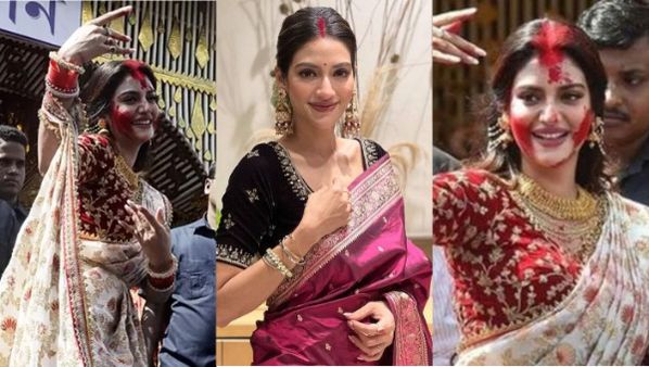 जैकेट के बटन खोलकर नुसरत जहां ने दिखाई ब्लैक ब्रा, बंगाली ब्यूटी के हुस्न का दीदार कर क्रेजी हुए लोग