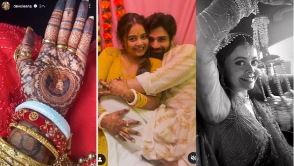 Devoleena Wedding: 'देवर जी' संग शादी रचा रही हैं 'गोपी बहू'! हल्दी मेहंदी के बाद दुल्हनिया की First Photos