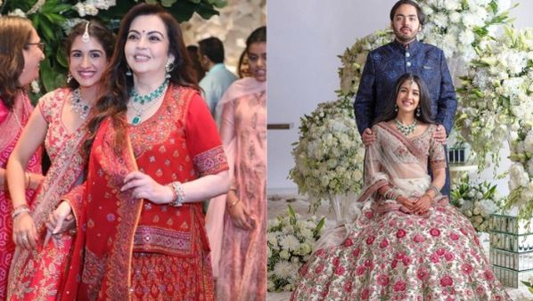 Anant Ambani Engagement: नीता-मुकेश अंबानी के छोटे लाडले ने की सगाई, हीरों के गहनों से लदी दिखीं दुल्हनिया
