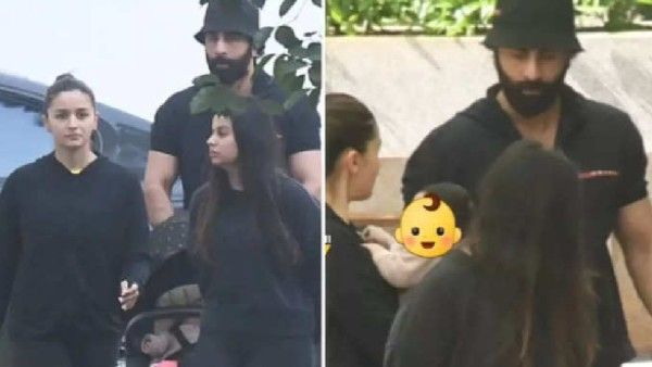 Raha को लेकर बाहर घूमते दिखे आलिया और रणबीर, मीडिया के कैमरों से छिपाया बिटिया का चेहरा!