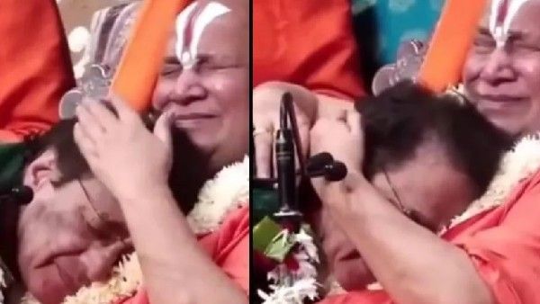 टीवी के राम Arun Govil को गले लगाकर रो पड़े जगद्गुरु, फैंस के बीच Video वायरल