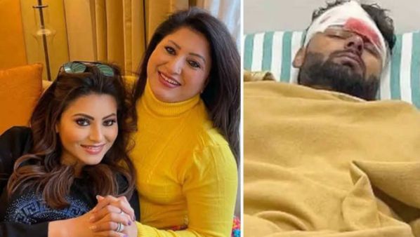 बेटी उर्वशी के बाद अब मां भी पहुंचीं ऋषभ पंत से मिलने, अस्पताल से फोटो दिखाकर कहा- चिंता मत करो बेटा