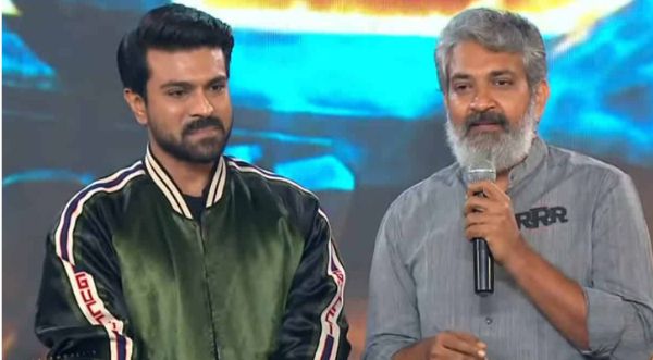 तड़के 4 बजे राजामौली के साथ पहली बार 'RRR' देखने पहुंचे राम चरण