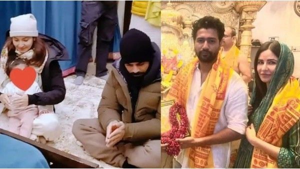 नये साल पर देश के अलग-अलग मंदिरों में सेलेब्स ने टेका माथा