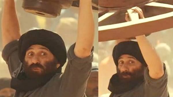 Gadar 2 First LOOK: गदर 2 में हैंडपंप नहीं, बैलगाड़ी का पहिया उठाए नजर आए दमदार सनी देओल, फैंस ने कहा- बवाल