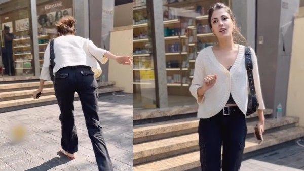 सीढ़ियों पर फंसा पैर, मुंह के बल गिरती-गिरती बचीं रिया चक्रवर्ती, पैपराजी को डांटते हुए बोली- पीछा करोगे तो..