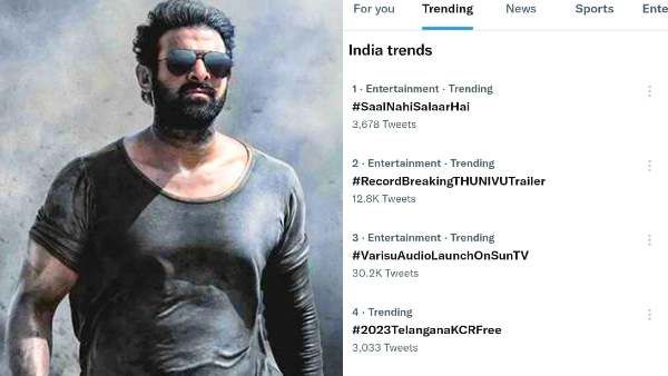 #SaalNahiSalaarHai: प्रभास की 400 करोड़ी सालार का साल की शुरुआत में दिखा जलवा, फैंस ने किया ट्रेंड