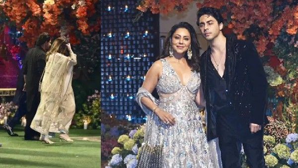 Anant-Radhika Engagement: पापाराज़ी को शाहरुख खान ने किया इग्नोर, बेटे आर्यन के साथ दिखीं गौरी खान