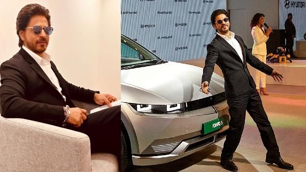 बाहें फैलाकर Shahrukh Khan ने गाया 'तुझे देखा तो ये जाना सनम', कार लॉन्च करते हुए दिखाया अपना सिग्नेचर पोज़
