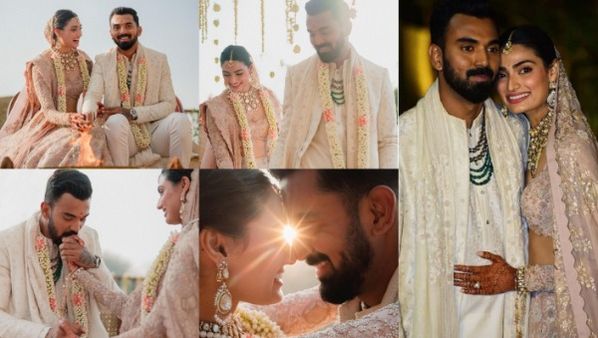 Wedding Album: फेरे-जयमाला और शादी वाला रोमांस, कभी दुल्हनिया अथिया को निहारते तो कभी चूमते रहे केएल राहुल