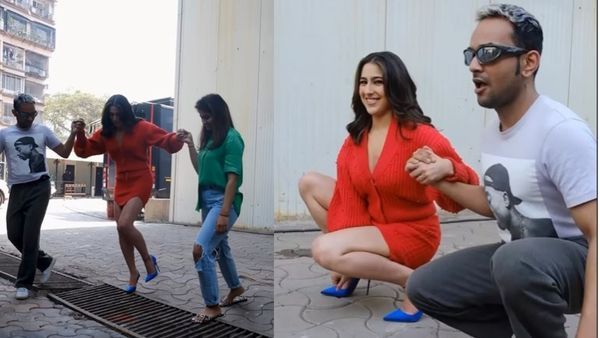 कभी जमीन में बैठकर तो कभी लोगों के सहारे क्यों चल रही है सारा अली खान, वीडियो हुआ वायरल