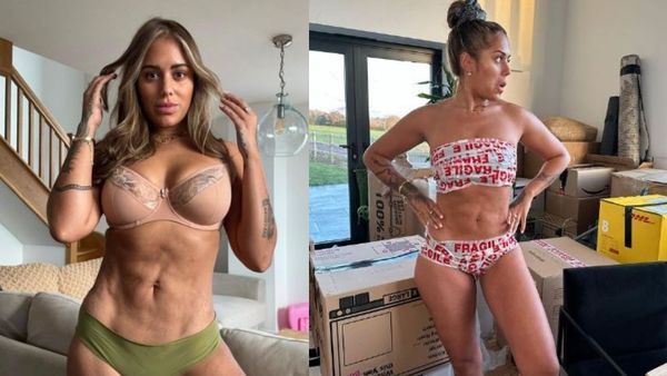 घर शिफ्टिंग के दौरान खुद को ही टेप से पैक कर लिया इस हसीना ने, लोग बोले - फ्री में हो जाएगी बिकिनी वैक्स!