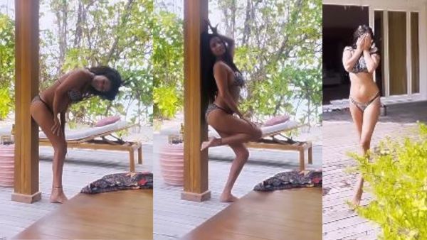 गीले बालों में कभी शर्माती, कभी इठलाती बिकिनी पहन पूनम पांडे ने बरपाया कहर, फैंस के उड़े होश!