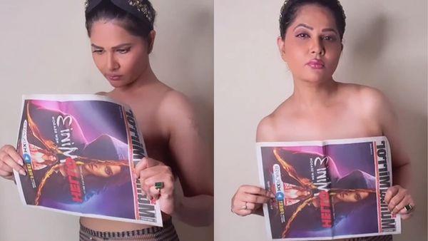 Gandi Baat एक्ट्रेस ने टॉपलेस होकर न्यूजपेपर से छिपाया जिस्म, वीडियो देख छूटे लोगों के पसीने!
