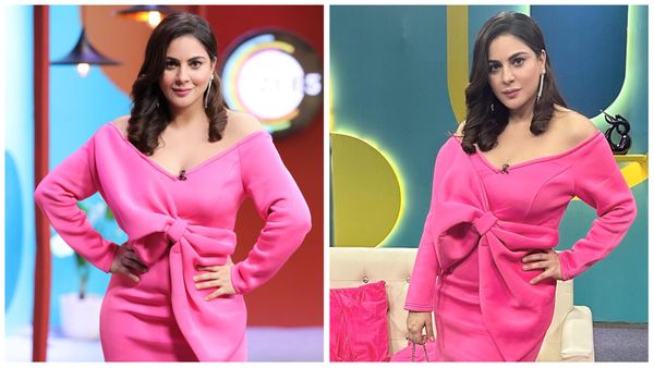 Shraddha Arya: कंधे से सरकती ड्रेस में 'कुंडली भाग्य' की प्रीता ने दिए गदर पोज, सोशल मीडिया पर मच गया गदर