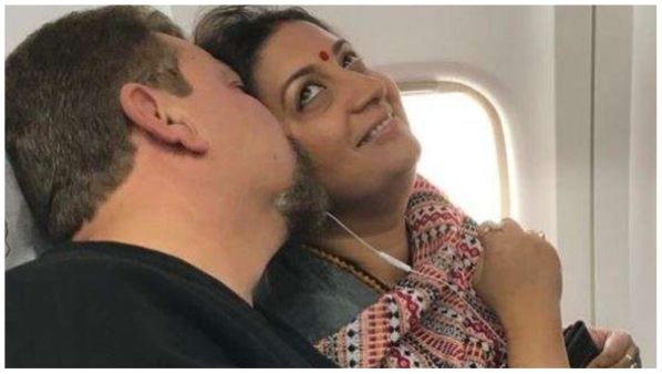 बेटी की शादी के बाद स्मृति ईरानी ने घर से निकलते ही किया ये काम, मांग में सिंदूर भरे सामने आई ऐसी तस्वीर