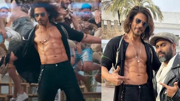 BTS Video: 'झूमे जो पठान' में एब्स दिखाने में शरमा रहे थे शाहरुख खान, लगाई गई ऐसी ट्रिक