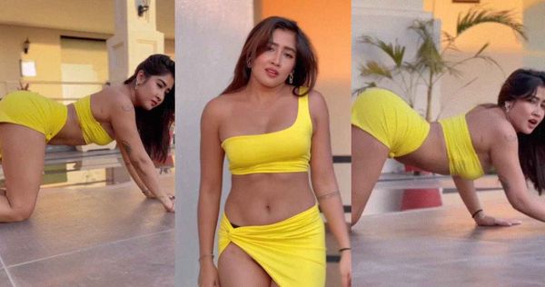 Sofia Ansari ने येलो बिकिनी पहन बेशरम रंग पर किया डांस, बोल्ड मूव्स देख पानी पानी हुए फैंस!