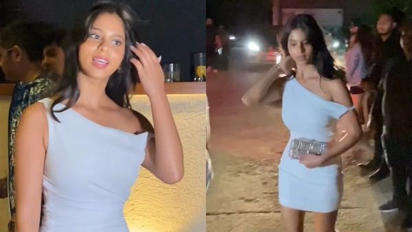 कंधे से खिसकती ड्रेस पहनकर निकलीं Suhana Khan, लोग बोले ये तो Urfi Javed है!