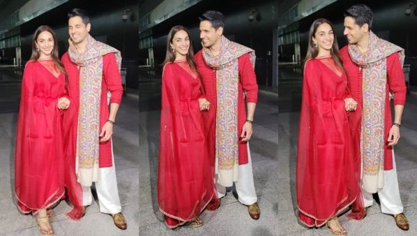 दिल्ली पहुंचते ही नई नवेली दुल्हनिया कियारा का दिखा सुर्ख अंदाज, पति सिद्धार्थ नहीं हटा पाए पत्नी से नजरें