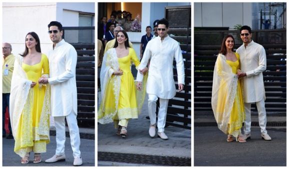 सिद्धार्थ मल्होत्रा पत्नी कियारा आडवाणी के साथ पहुंचे मुंबई, दोनों के नए लुक पर फैंस हुई फिदा