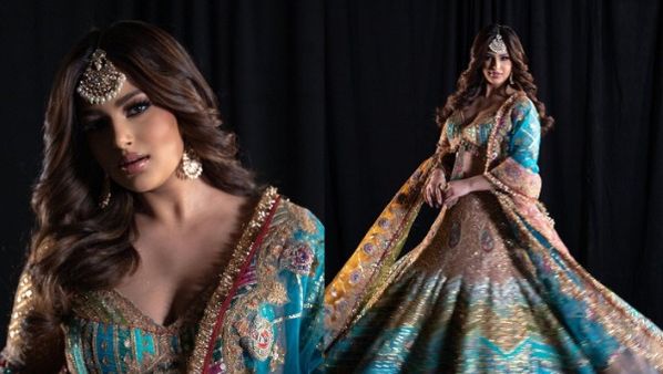 हरनाज कौर संधू का फैशन सेंस देख लोगों ने पकड़ा सिर! पूर्व मिस यूनिवर्स की फीगर देख हैरान हुए लोग