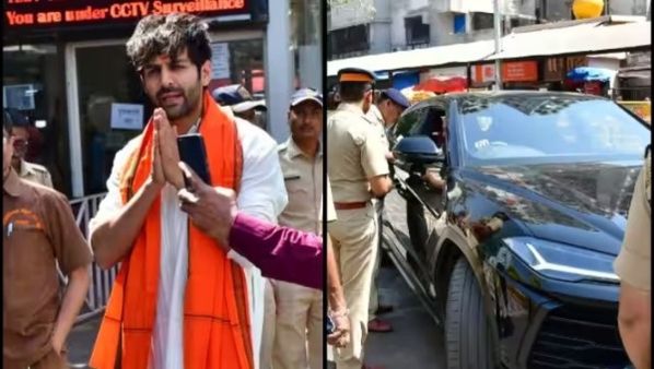 बप्पा के दर्शन करने पहुंचे कार्तिक आर्यन का कटा चालान, मुंबई पुलिस ने 'पंचनामा' स्टाइल पोस्ट किया शेयर