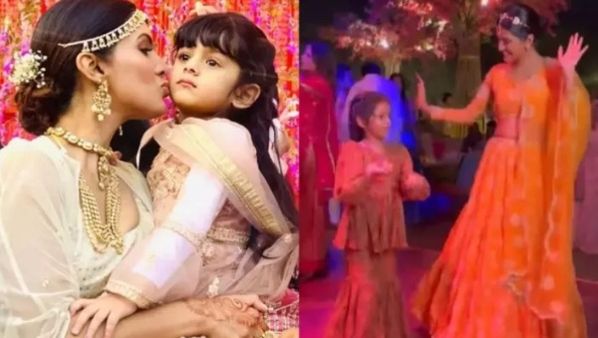 शादी में अपनी बेटी के साथ डांस फ्लोर पर नाचती रही ये एक्ट्रेस, देखते रहे लोग... बैकलेस चोली को हो रहे है चर्चे