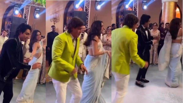 Alanna की शादी में पापा संग अनन्या पांडे ने खूब जमाई महफिल, 'सात समंदर पार' पर किया धमाकेदार डांस