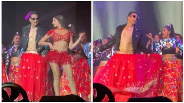 शर्टलैस अक्षय कुमार ने नोरा फतेही को देखते ही खोल दी पूरी स्कर्ट, फिर हसीना को पकड़ कर...
