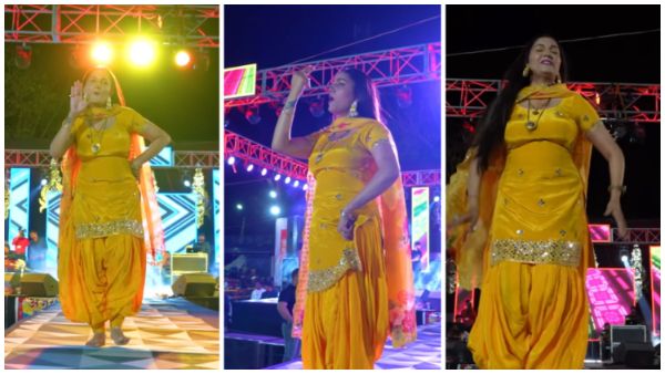 Sapna Choudhary Dance: बेहद टाइट सूट पहनकर सपना ने उछल-उछलकर ऐसा किया डांस, बेकाबू हो रहे लोग
