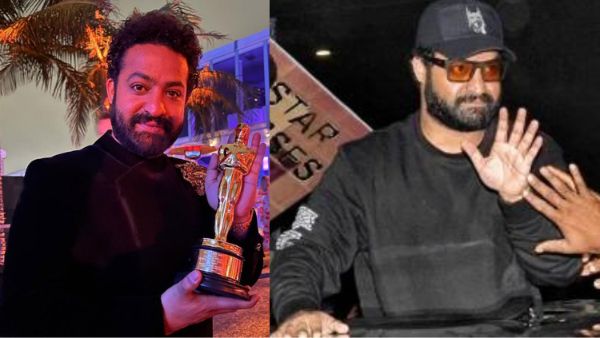 'नाटू नाटू' के लिए ऑस्कर लेकर भारत लौटे जूनियर एनटीआर का हुआ जोरदार स्वागत