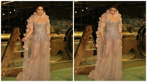 देश लौटकर भी Priyanka Chopra का नहीं छूटा विदेशी रंग, कल्चरल इवेंट में पहने आर-पार दिखने वाले कपड़े