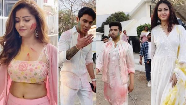 TV Stars पर चढ़ा होली का रंग, कुछ इस अंदाज में रंगों में भीगे नजर आए करण कुंद्रा से रुबीना दिलैक तक