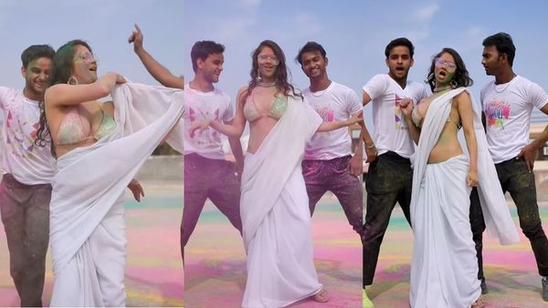 Namrata Malla Video:सफेद साड़ी पहन, पल्लू खिसकार नम्रता ने किया ऐसा डांस, आहें भरने पर मजबूर हुए फैंस!