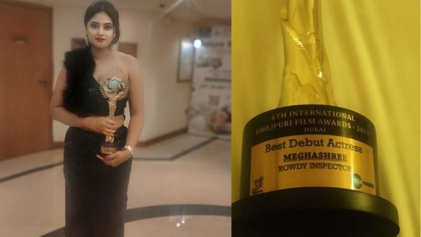 IBFA 2023: 'राउडी इंस्पेक्टर' के लिए मेघा श्री को मिला बेस्ट डेब्यू ऑफ द ईयर का अवार्ड!