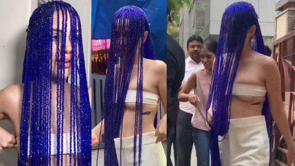Urfi Javed- सिर्फ एक पट्टी से बदन ढाका, बालों से छिपाया चेहरा, लोग बोले- 'मुंह दिखाने के लायक नहीं है'